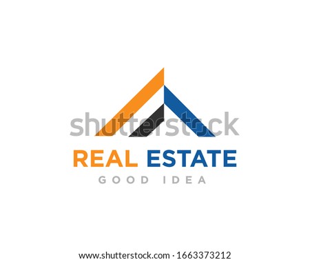 Real Estate Logo Icon Design Vector