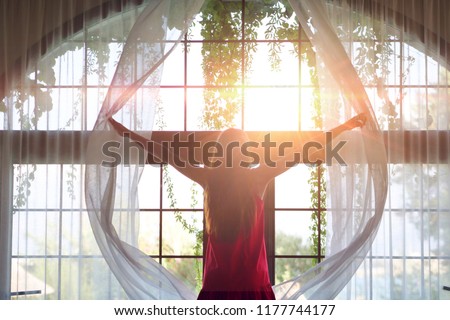 Similar – Image, Stock Photo Light red summer dress with floral pattern in the style of the fifties and sixties in the summer at the flea market at the Golden Oldies in Wettenberg Krofdorf-Gleiberg near Giessen in Hesse