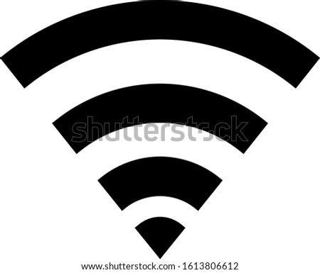 Wifi Signal 4 of 4 icon wireless symbol connection vector image