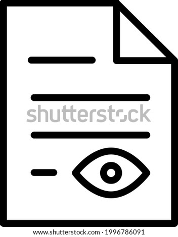 viewed, accessible file document icon vector illustration for your website or mobile app