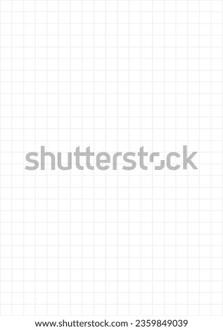 Graph paper background vector illustration. Horizontal grid lines in graph style. Blank notepaper design vector