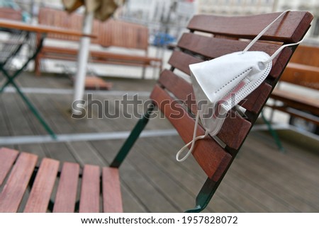 Similar – Image, Stock Photo virus load ffp2 ffp2 mask