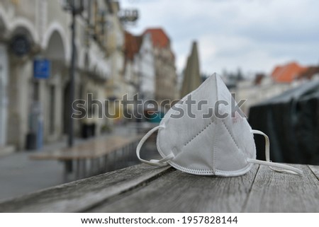 Similar – Image, Stock Photo virus load ffp2 ffp2 mask