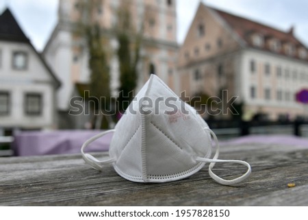 Similar – Image, Stock Photo virus load ffp2 ffp2 mask