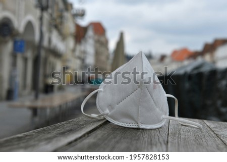 Similar – Image, Stock Photo virus load ffp2 ffp2 mask