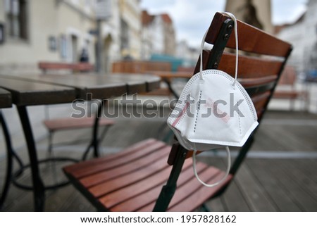 Similar – Image, Stock Photo virus load ffp2 ffp2 mask