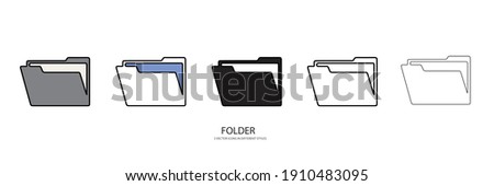 new folder vector type icon