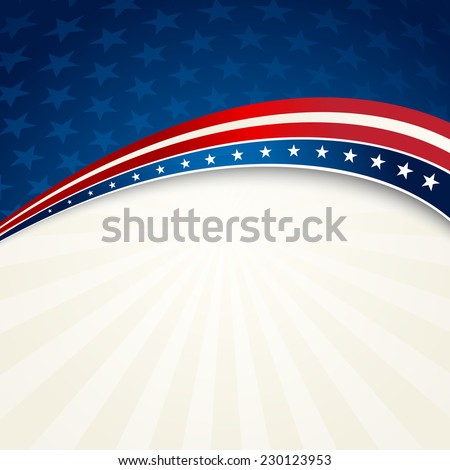 Patriotic background american flag color