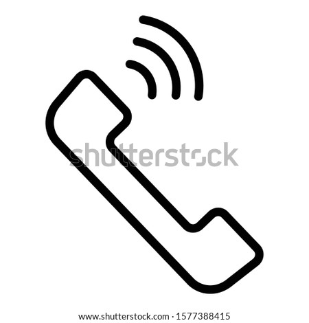 
Incoming call  Isolated Vector Icon fully editable
 ストックフォト © 
