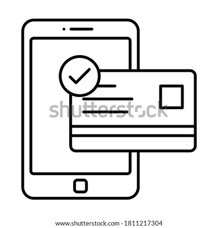 
Card payment  Line Style vector icon which can easily modify or edit
