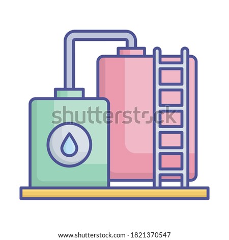 
Oil plant Vector Icon which can easily modify or edit
