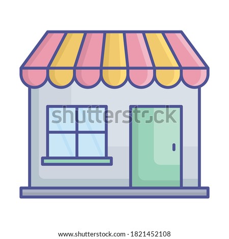 
Shop location  Vector Icon which can easily modify or edit
