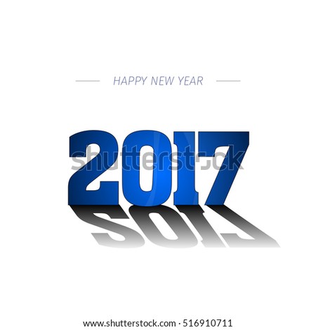 Colored Happy New Year Background, Vector Illustration - 516910711 : Shutterstock