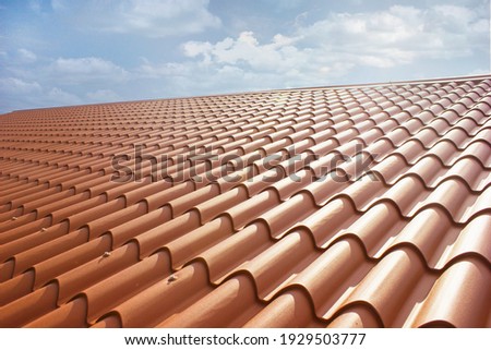 New roof, in sandwich panel similar to the tile, more beautiful and insulated