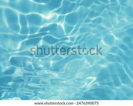 Image, Stock Photo Abstract image of water running over transparent plastic or glass surface, in the background you can see schemes of a small town