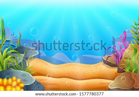 Ocean Clip Art Background Under The Sea Background Clipart Stunning Free Transparent Png Clipart Images Free Download