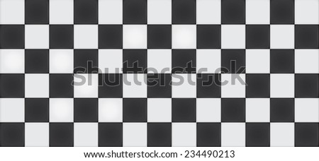 Checkerboard floor. A Black and white checkerboard floor, this illustration features subtle textures.