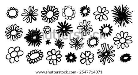 Similar – Image, Stock Photo Flowers in the street with their shadows