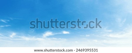 Similar – Foto Bild weiße Wolken auf blau strukturiertem Hintergrund