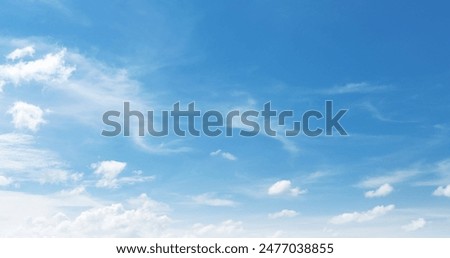 Similar – Image, Stock Photo blue sky with white clouds