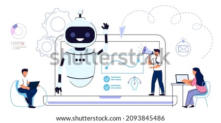 Workflow automation Workforce organization and management Business growth ways abstract concept vector illustration Project leadership Waterfall and agile Development team Productivity software