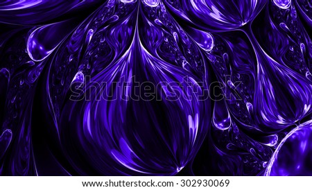 purple marble artwork digital ebru pattern, exotic abstract background