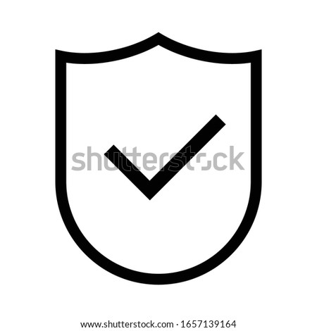 Vector drawing on the theme of  security