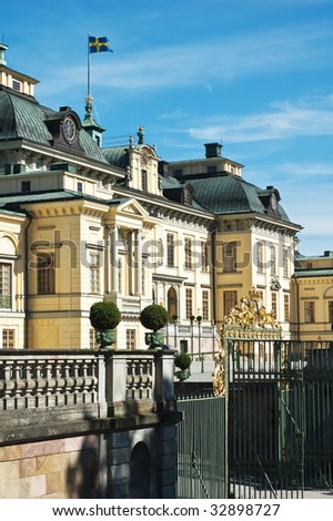 Drottningholm royal palace in Stockholm