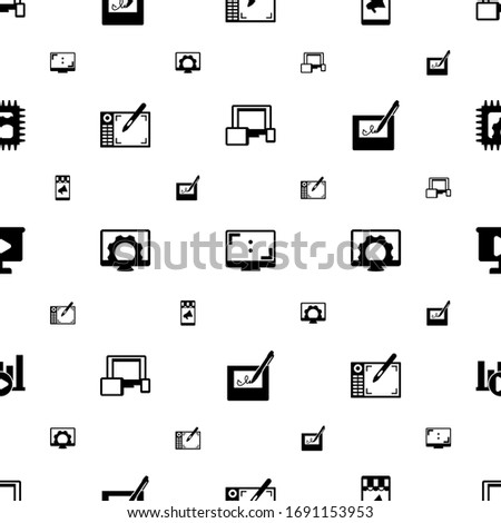 screen icons pattern seamless. Included editable filled responsive web design, Aspect Ratio, Mobile marketing, Graphic tablet, Computer repair icons. screen icons for web and mobile.