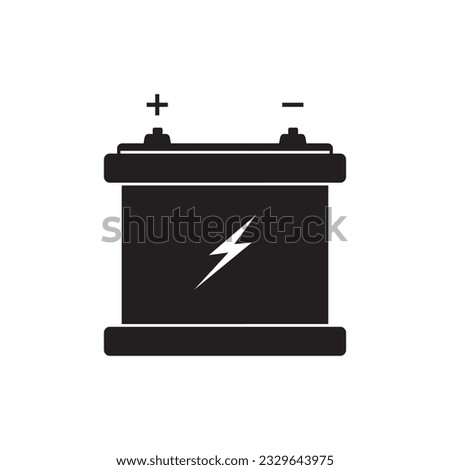 car battery icon design. electricity energy recharge.