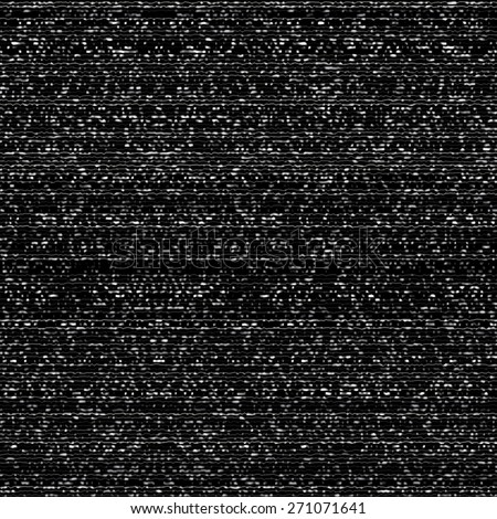 TV Glitch Texture. Abstract Vhs Noise. Vector Background.