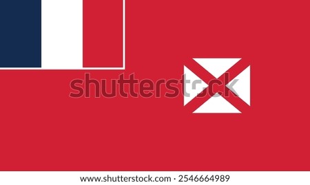 Wallis And Futuna Flag Illustration Premium Quality High Resolution 300DPI