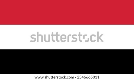 Yemen Flag Illustration Premium Quality High Resolution 300DPI