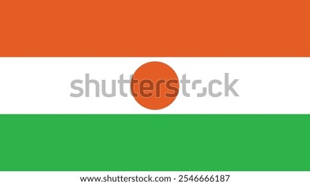 Niger Flag Illustration Premium Quality High Resolution 300DPI