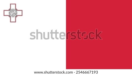 Malta Flag Illustration Premium Quality High Resolution 300DPI