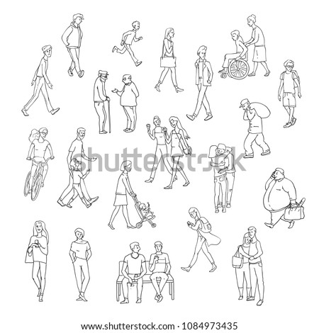 Vector Various People Set-3 | Download Free Vector Art | Free-Vectors