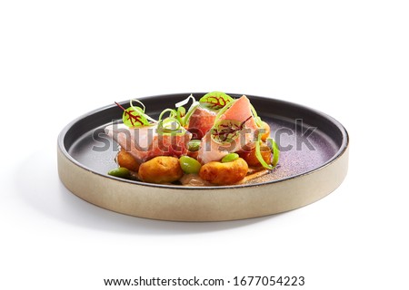 Similar – Image, Stock Photo Haute cuisine dish with fish