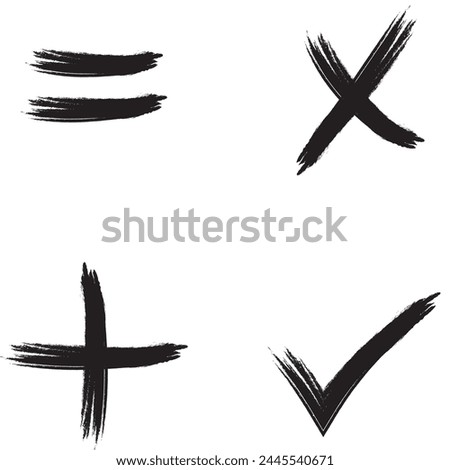 Doodle design of symbols in mathematics