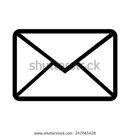 icon of letter. Vector illustration