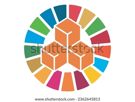 The Global Goals Sustainability Development 9 Nine Industry Innovation Infrastructure Multicolor