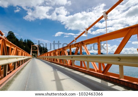 Similar – Image, Stock Photo Landscape Near General Carrera Lake, Chile