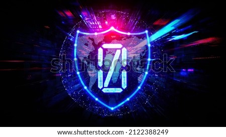 Zero Trust Network and Zero Trust Architecture - ZTA - Extended Detection and Response Platform - XDR and Cybersecurity - Conceptual Illustration Foto stock © 