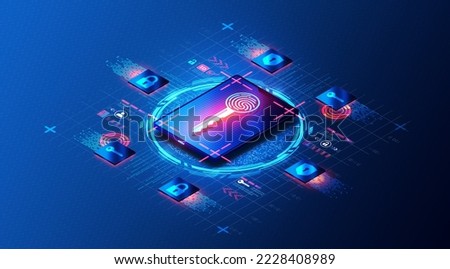 Similar – Image, Stock Photo biometric Biometry