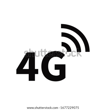 4G, 4G LTE icon vector logo template
