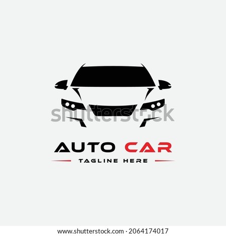 Abstract Lines Car Logo Vector. Vector illustration