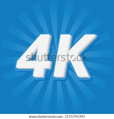 4k social media network followers celebration