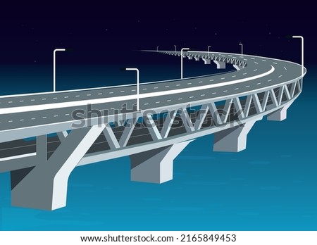 Pad-ma bridge in Bangladesh illustration
