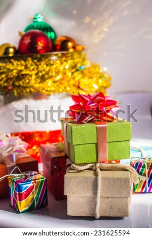 Gifts prepared in the New Year