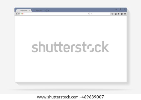 Flat internet browser windows with copy space for your text. Idea -Internet, Cloud computing, HTML Programming. Vector illustration
