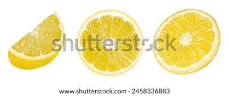 Image, Stock Photo texture of round slices of ripe juicy orange